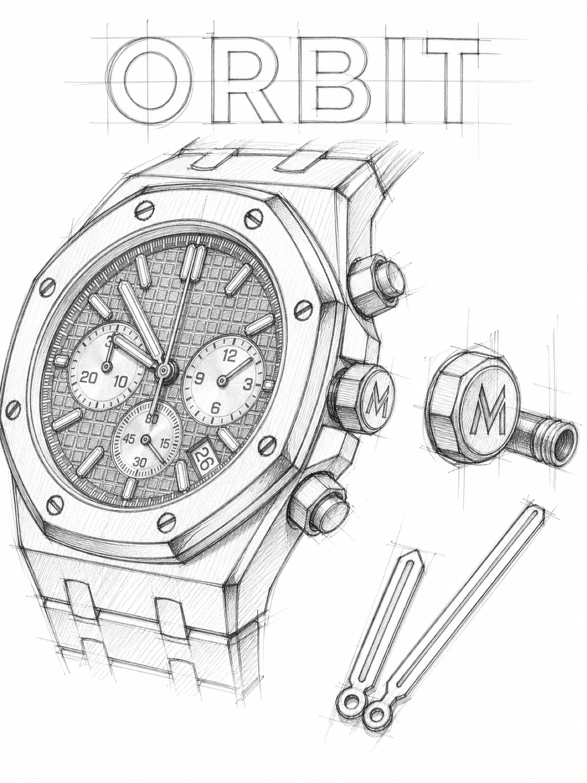 Esquisse ORBIT · Automatique · Bleu