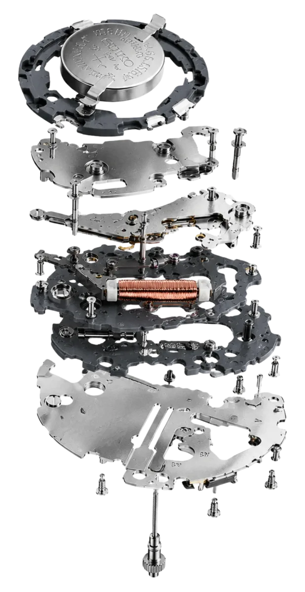 Calibre VK63 — vue éclatée